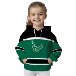 customized south florida bulls striped pattern green hoodie best selling