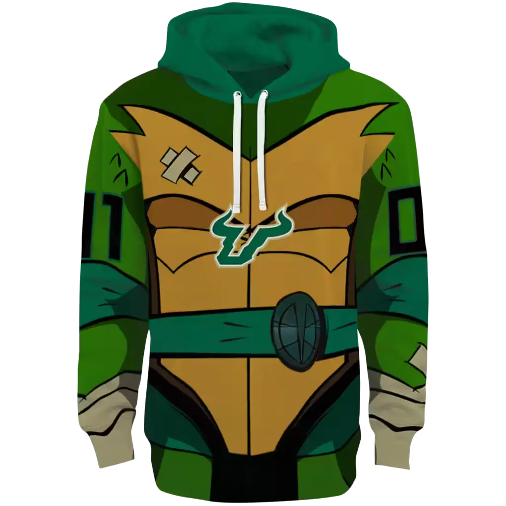 customized south florida bulls superhero armor green hoodie best selling customized south florida bulls superhero armor green hoodie best selling