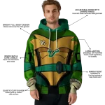 customized south florida bulls superhero armor green hoodie best selling