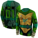 customized south florida bulls superhero armor green hoodie best selling