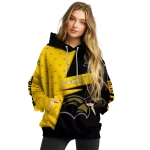 customized southern miss golden eagles abstract shape black hoodie best selling