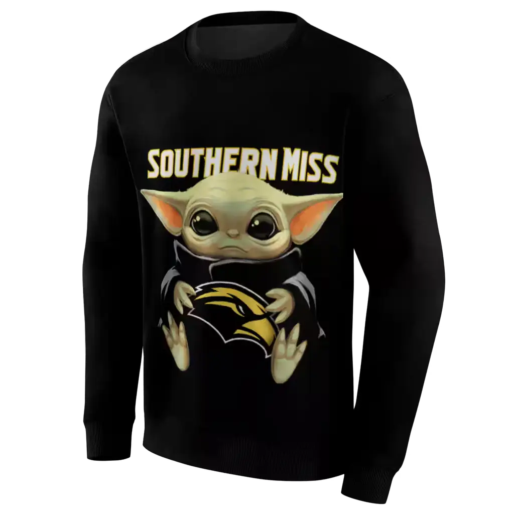 customized southern miss golden eagles baby yoda black hoodie new arrival customized southern miss golden eagles baby yoda black hoodie new arrival