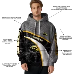 customized southern miss golden eagles hexagonal mesh black gray hoodie best selling