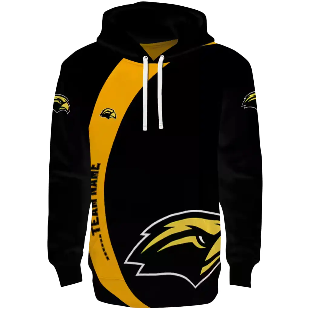 customized southern miss golden eagles minimalist design black hoodie best selling customized southern miss golden eagles minimalist design black hoodie best selling