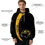 customized southern miss golden eagles minimalist design black hoodie best selling