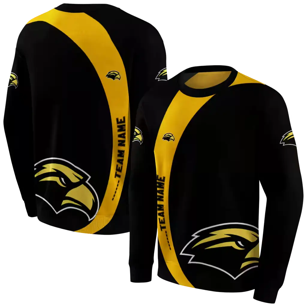 customized southern miss golden eagles minimalist design black hoodie premium grade customized southern miss golden eagles minimalist design black hoodie premium grade