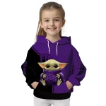 customized tcu horned frogs baby yoda purple black hoodie best selling