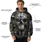 customized tcu horned frogs camo skull hoodie best selling