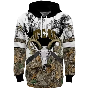 customized tcu horned frogs forest silhouette hoodie best selling