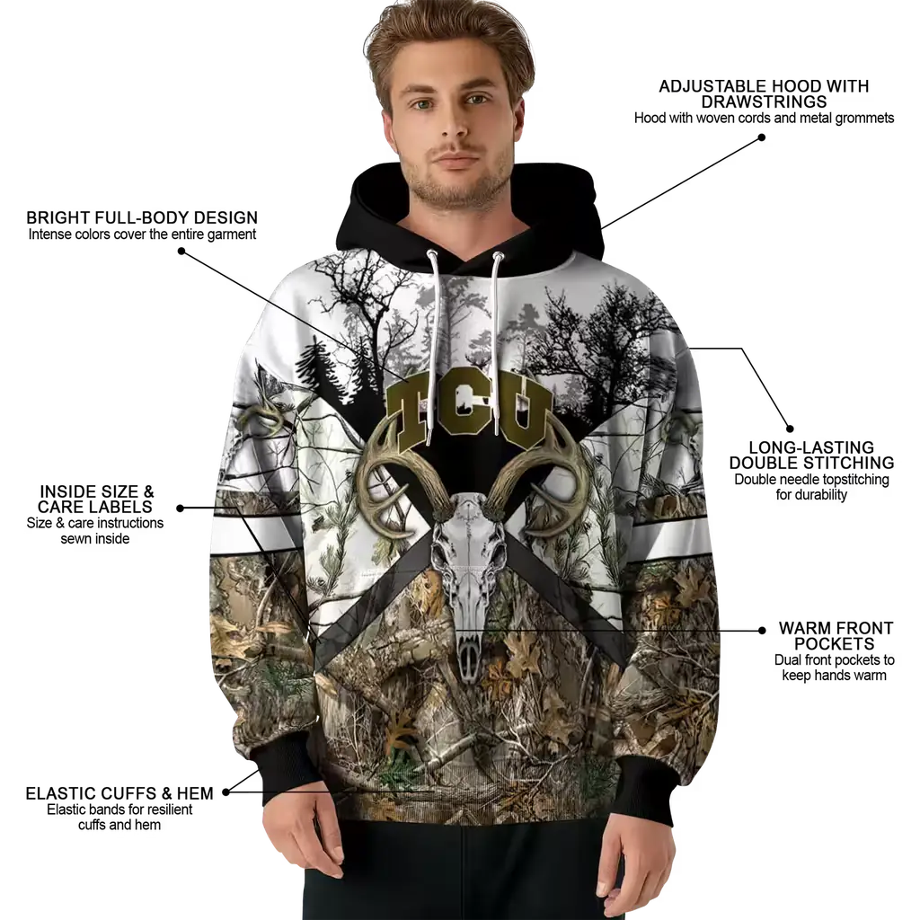 customized tcu horned frogs forest silhouette hoodie latest model customized tcu horned frogs forest silhouette hoodie latest model