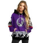 customized tcu horned frogs grateful vibes purple hoodie best selling