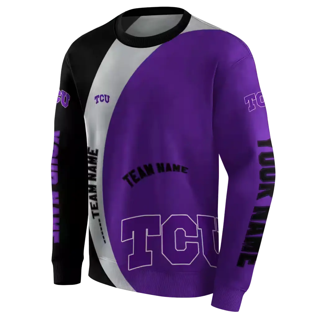 customized tcu horned frogs minimalist design purple black hoodie new arrival customized tcu horned frogs minimalist design purple black hoodie new arrival