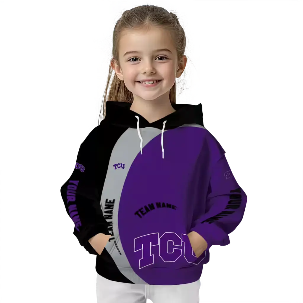 customized tcu horned frogs minimalist design purple black hoodie top rated customized tcu horned frogs minimalist design purple black hoodie top rated