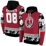customized temple owls grateful vibes red hoodie best selling