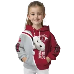 customized temple owls peeking snoopy red hoodie best selling