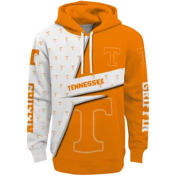 customized tennessee volunteers abstract shape orange hoodie best selling