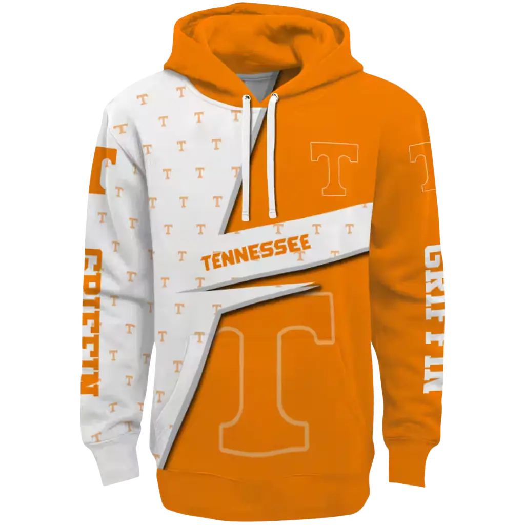 customized tennessee volunteers abstract shape orange hoodie best selling customized tennessee volunteers abstract shape orange hoodie best selling