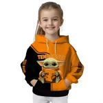 customized tennessee volunteers baby yoda orange black hoodie best selling