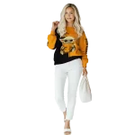 customized tennessee volunteers baby yoda orange black hoodie best selling