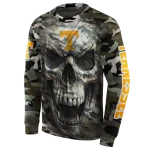 customized tennessee volunteers camo skull hoodie best selling