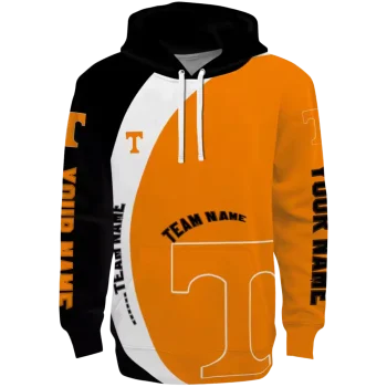 customized tennessee volunteers minimalist design orange black hoodie best selling