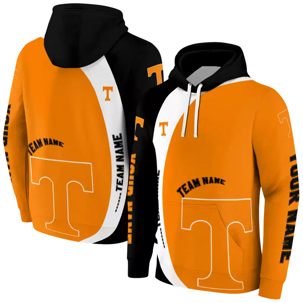 customized tennessee volunteers minimalist design orange black hoodie fashion forward customized tennessee volunteers minimalist design orange black hoodie fashion forward