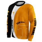 customized tennessee volunteers minimalist design orange black hoodie best selling