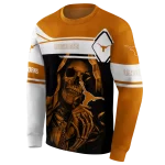 customized texas longhorns grim reaper orange black hoodie best selling