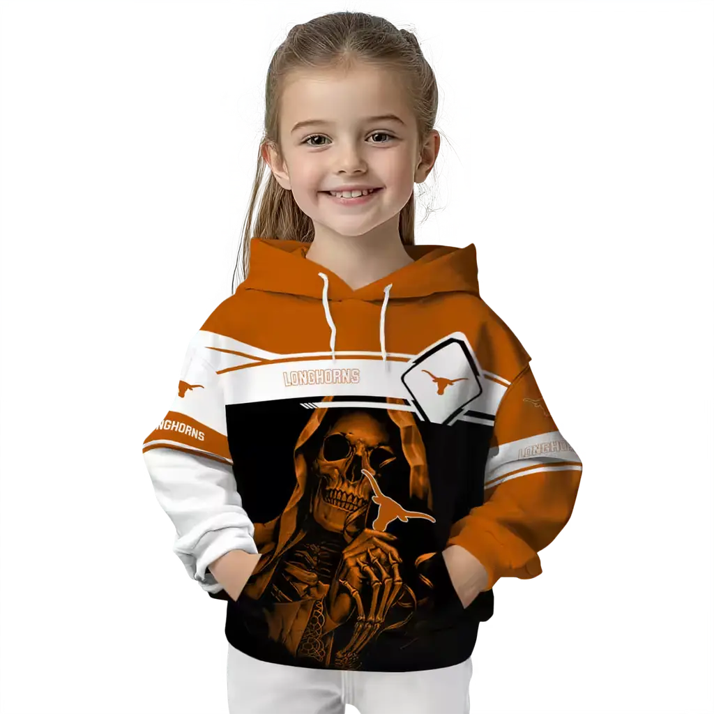 customized texas longhorns grim reaper orange black hoodie top rated customized texas longhorns grim reaper orange black hoodie top rated