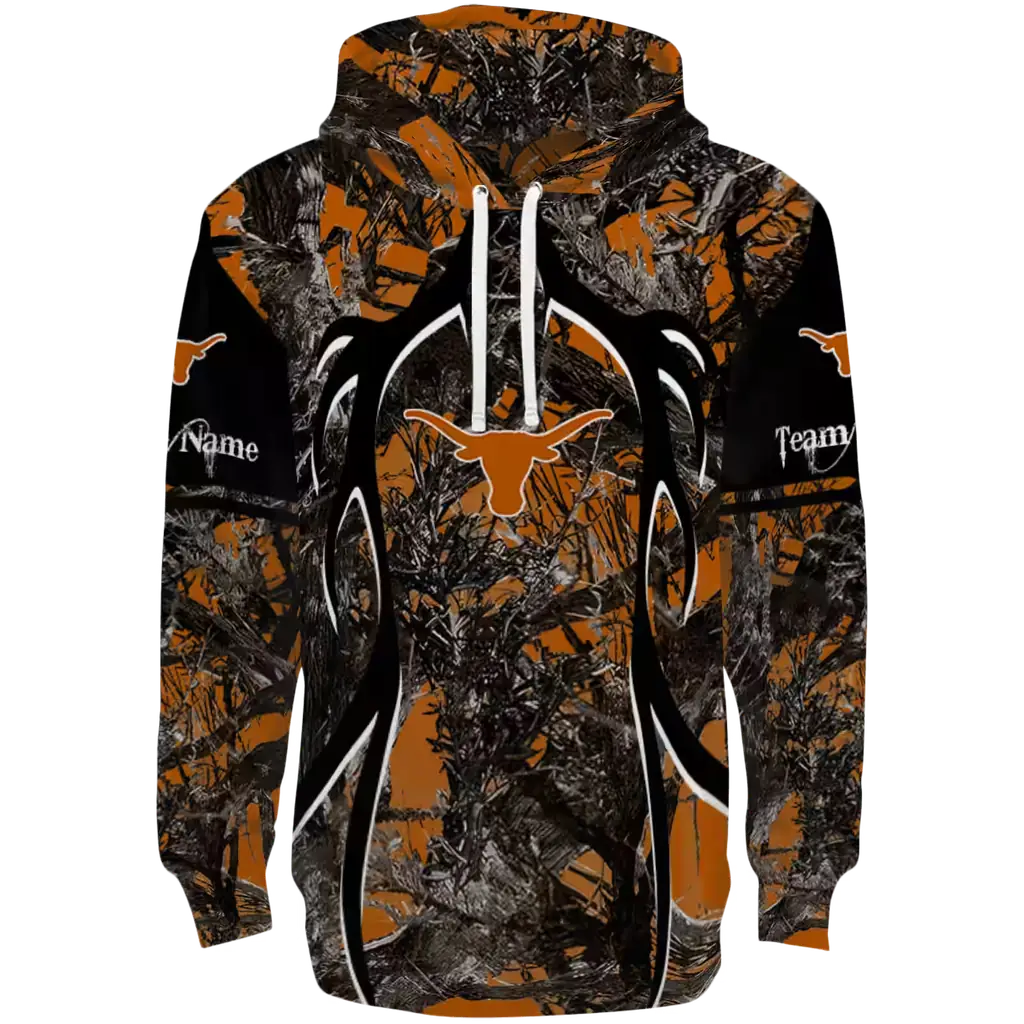 customized texas longhorns hunting theme orange black hoodie best selling customized texas longhorns hunting theme orange black hoodie best selling