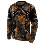customized texas longhorns hunting theme orange black hoodie best selling