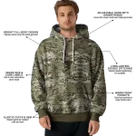 customized texas longhorns military style hoodie best selling