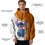 customized texas longhorns stitch orange hoodie best selling