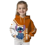 customized texas longhorns stitch orange hoodie best selling