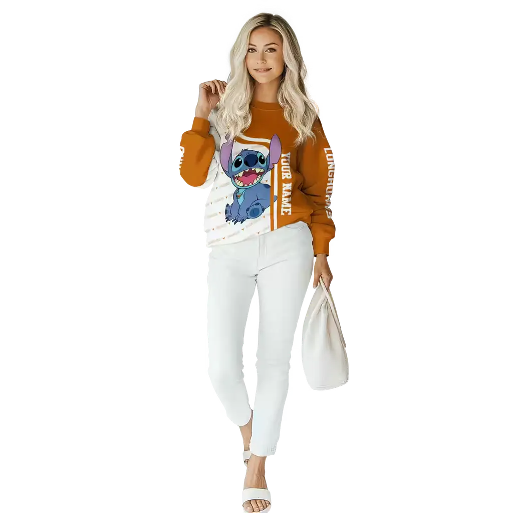 customized texas longhorns stitch orange hoodie trendy customized texas longhorns stitch orange hoodie trendy