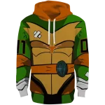customized texas longhorns superhero armor orange green hoodie best selling