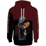 customized texas state bobcats baby groot maroon black hoodie best selling
