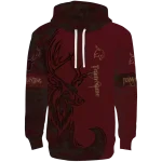 customized texas state bobcats deer silhouette maroon hoodie best selling