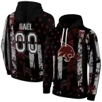 customized texas state bobcats distressed flag maroon black hoodie best selling