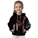 customized texas state bobcats distressed flag maroon black hoodie best selling