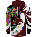 customized texas state bobcats puzzle pieces maroon hoodie best selling