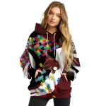 customized texas state bobcats puzzle pieces maroon hoodie best selling