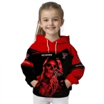 customized texas tech red raiders grim reaper red black hoodie best selling