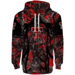 customized texas tech red raiders hunting theme red black hoodie best selling
