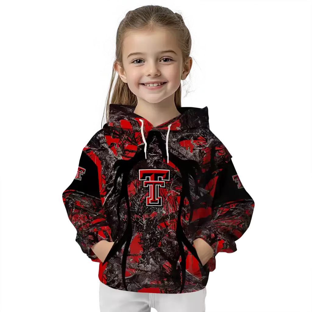 customized texas tech red raiders hunting theme red black hoodie top rated customized texas tech red raiders hunting theme red black hoodie top rated