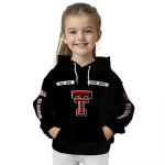 customized texas tech red raiders punisher skull black hoodie best selling