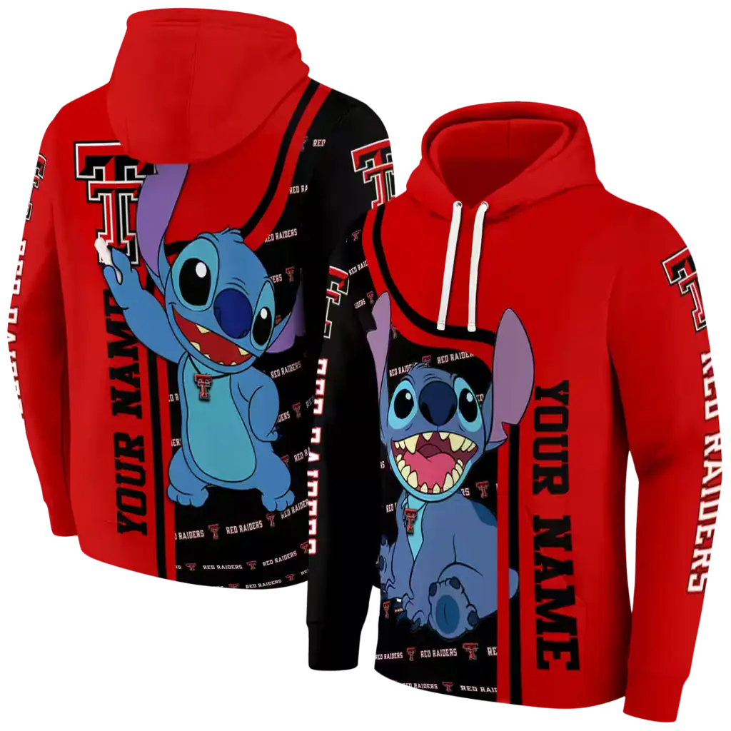 customized texas tech red raiders stitch red hoodie fashion forward customized texas tech red raiders stitch red hoodie fashion forward