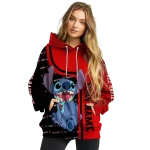 customized texas tech red raiders stitch red hoodie best selling