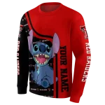 customized texas tech red raiders stitch red hoodie best selling