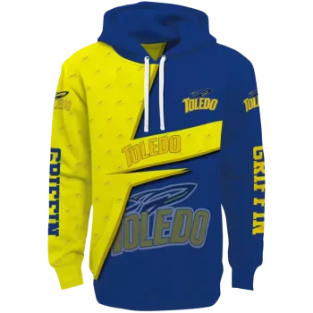 customized toledo rockets abstract shape blue hoodie best selling